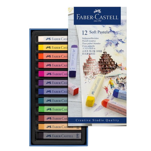 Faber Castell Pastel suchý Gofa, 12 ks