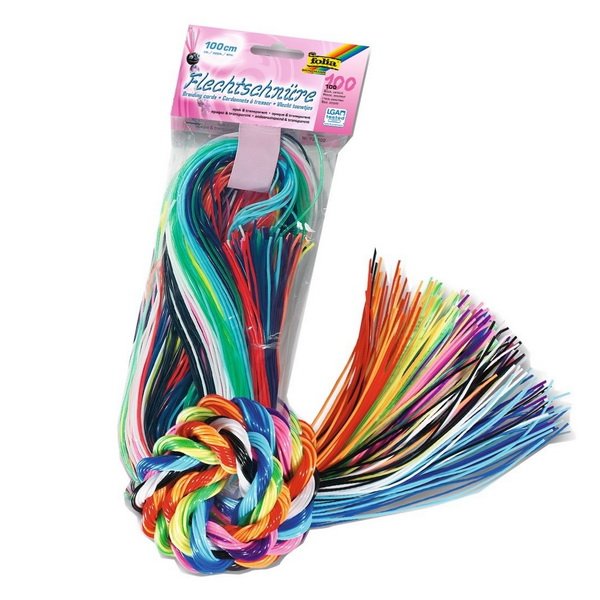 Folia bužírky Scoubidou 100 cm, 100 ks