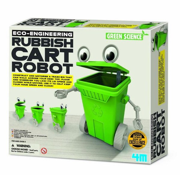 Kidzlabs 4M Odpadkový robot