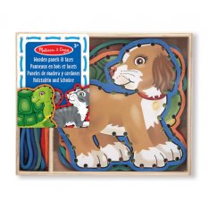 Melissa & Doug - Prevliekanie Domáce zvieratká, 5 ks