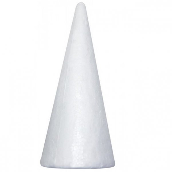 Polystyrénové kužele 19 cm, 25 ks