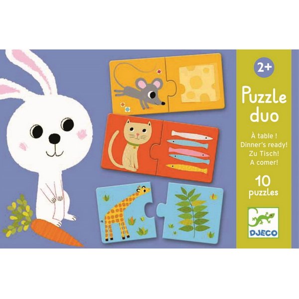 Djeco puzzle duo, Jedlo je hotové
