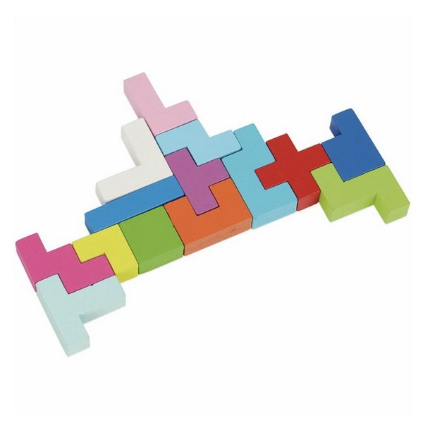 Vilac 3D tangram, farebný