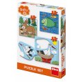 Dino Baby puzzle Kde žijú zvieratká?