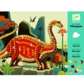 Djeco Penová mozaika Dinosaury, 2v1