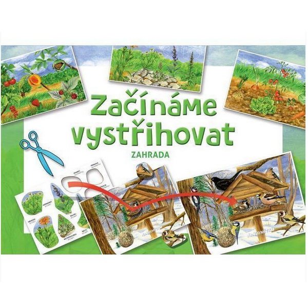 Vystrihovačka Začíname vystrihovať Záhrada 5+