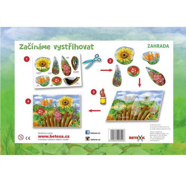 Vystrihovačka Začíname vystrihovať Záhrada 5+