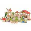 Bigjigs Toys Veľká drevená farma
