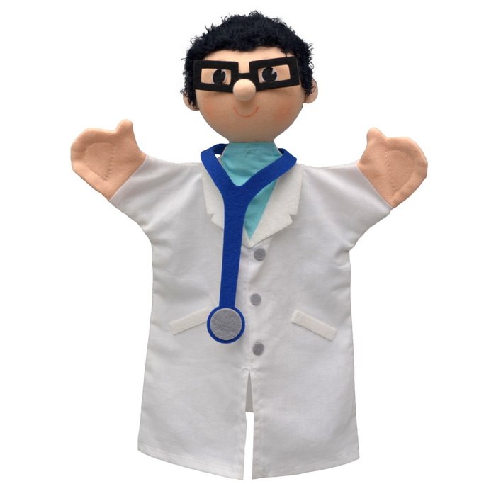 Maňuška klasická Doktor, 27 cm