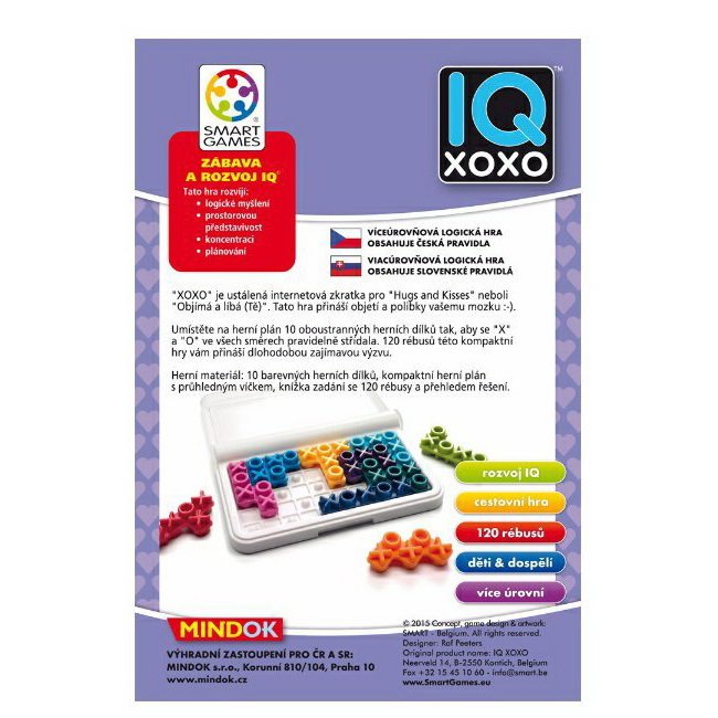 Smart Games IQ XOXO, 120 rébusov