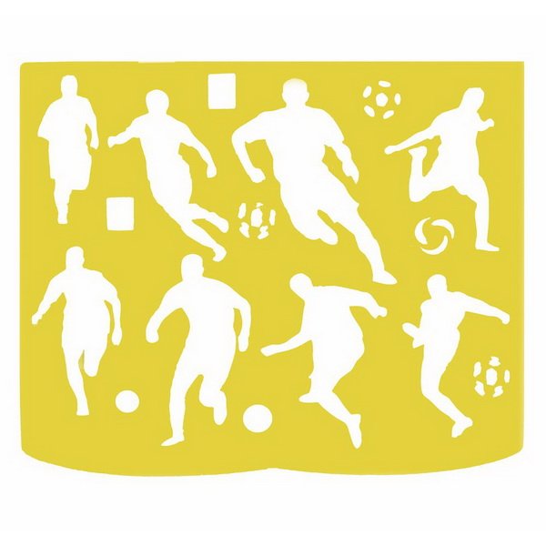 Folia Kniha so šablónami Futbal
