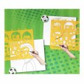 Folia Kniha so šablónami Futbal