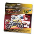 Folia Kniha so šablónami Motocykel