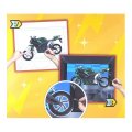 Folia Kniha so šablónami Motocykel