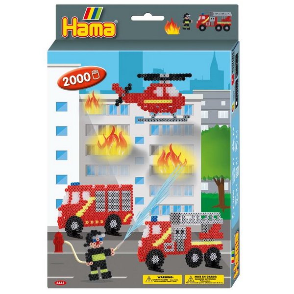 Hama Darčeková sada Hasiči, 2000 ks