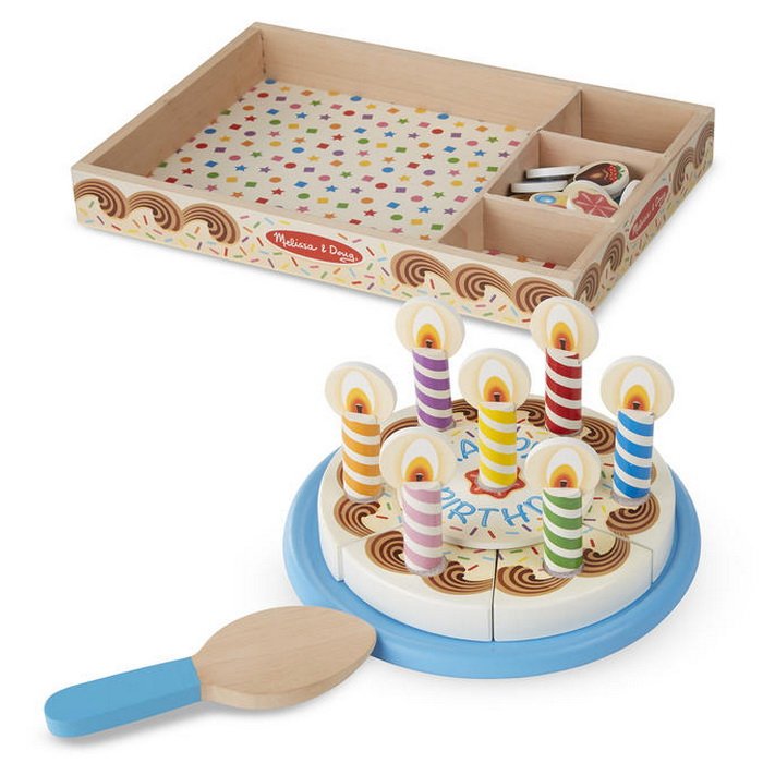 Melissa & Doug Drevená narodeninová torta
