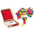 Logická skladačka Pentomino, 60 ks + pracovné karty, 24 ks