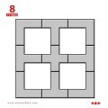 Logická skladačka Pentomino, 60 ks + pracovné karty, 24 ks