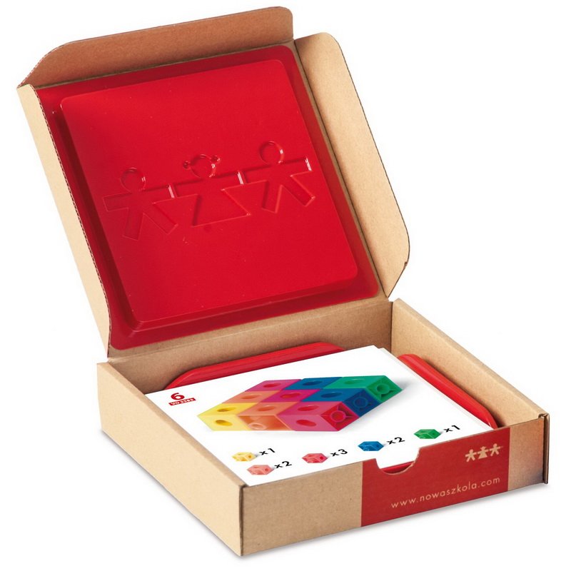Pracovné karty pre plastovú 3D stavebnicu Multikocky, 24 ks