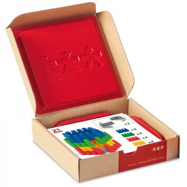 Pracovné karty pre plastovú 3D stavebnicu Trubičky, 24 ks