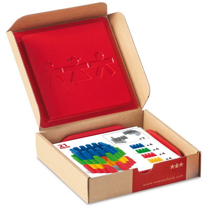 Pracovné karty pre plastovú 3D stavebnicu Trubičky, 24 ks