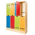 RAINBOW Šatňová skriňa s vešiakom, 172 cm