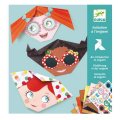 Djeco Origami - Utešené tváre 24 ks
