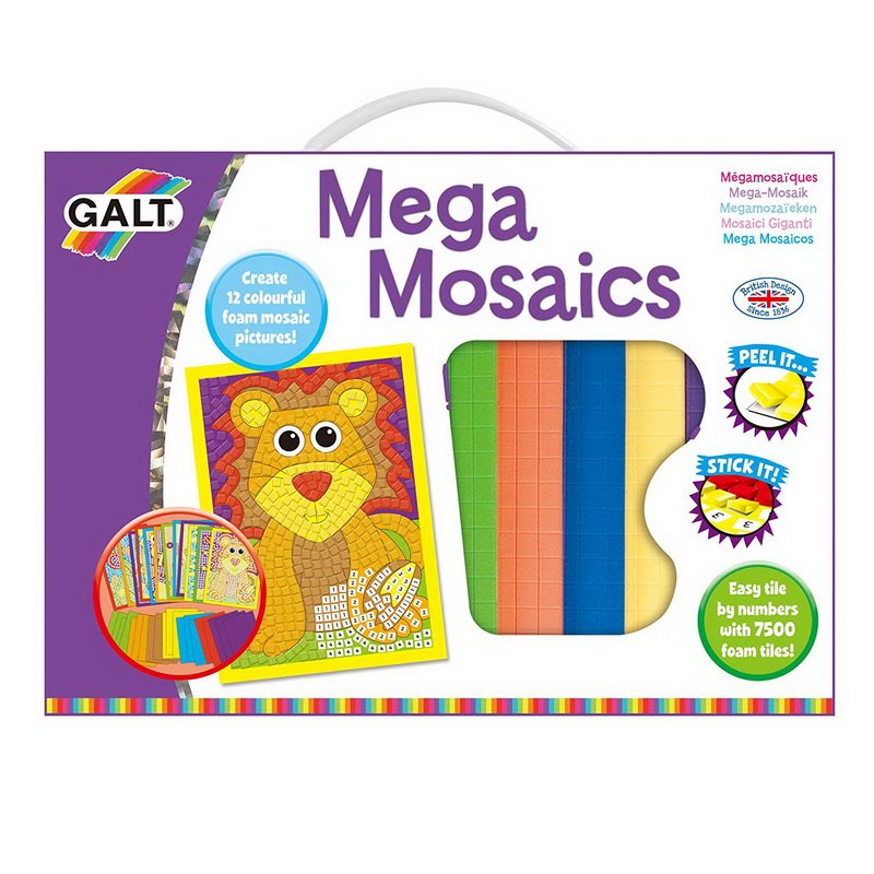 Školské mega mozaiky 12xA4 obrázkov, 7500 ks