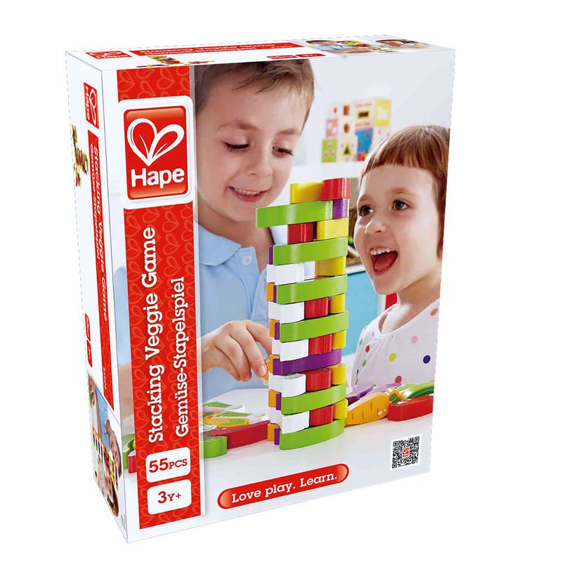 Hape Zeleninová veža Jenga, 55 ks