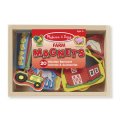 Melissa & Doug - Drevená magnetická Farma, 20 ks