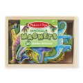 Melissa & Doug - Drevené magnety Dino, 20 ks