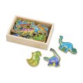 Melissa & Doug - Drevené magnety Dino, 20 ks