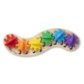 Melissa & Doug - Ozubené kolieska Húsenica