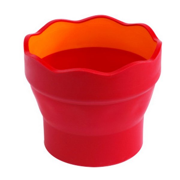 Faber Castell Pohár na vodu Klik červený
