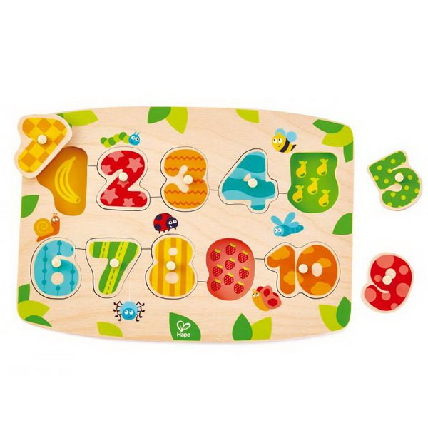 Hape Puzzle na doske Čísla