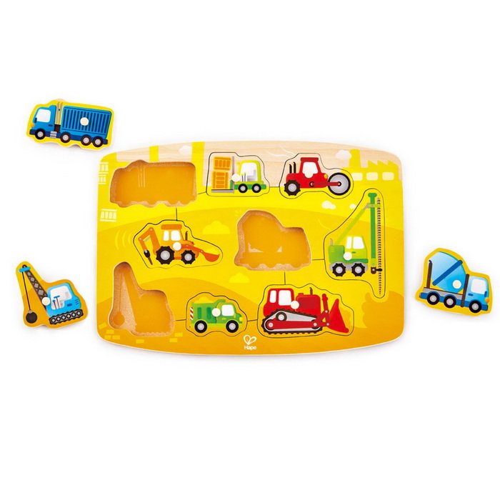Hape Puzzle na doske Stavbári