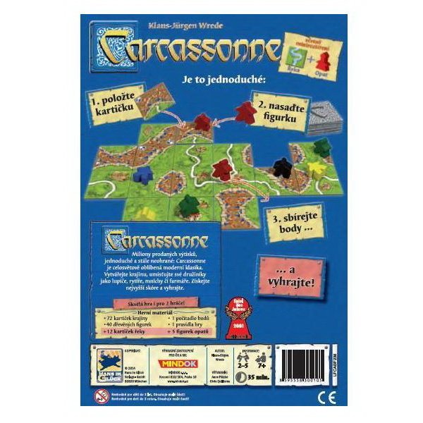 Mindok Carcassonne - základná hra