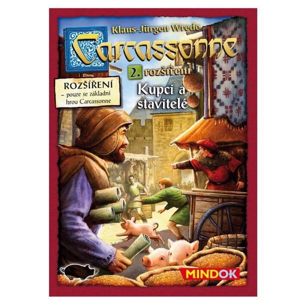 Mindok Carcassonne - rozšírenie 2 Kupci a stavitelia