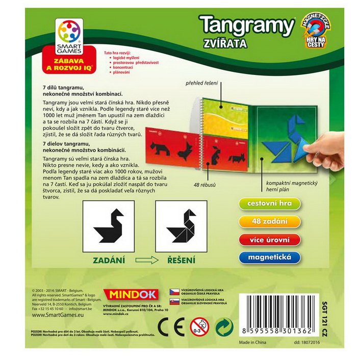 Smart Games Tangramy Zvieratá