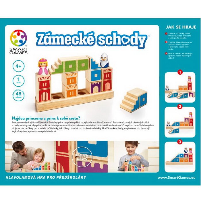 Smart Games Zámocké schody, 48 rébusov