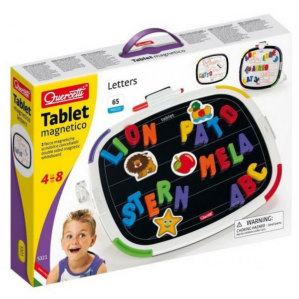 Quercetti Tablet Magnetico obojstranný - Písmenká