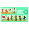 Djeco Postupové puzzle Obliekanie, 10 dielikov