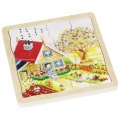 Goki Viacvrstvové puzzle Štyri ročné obdobia, 54 dielikov