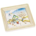 Goki Viacvrstvové puzzle Štyri ročné obdobia, 54 dielikov