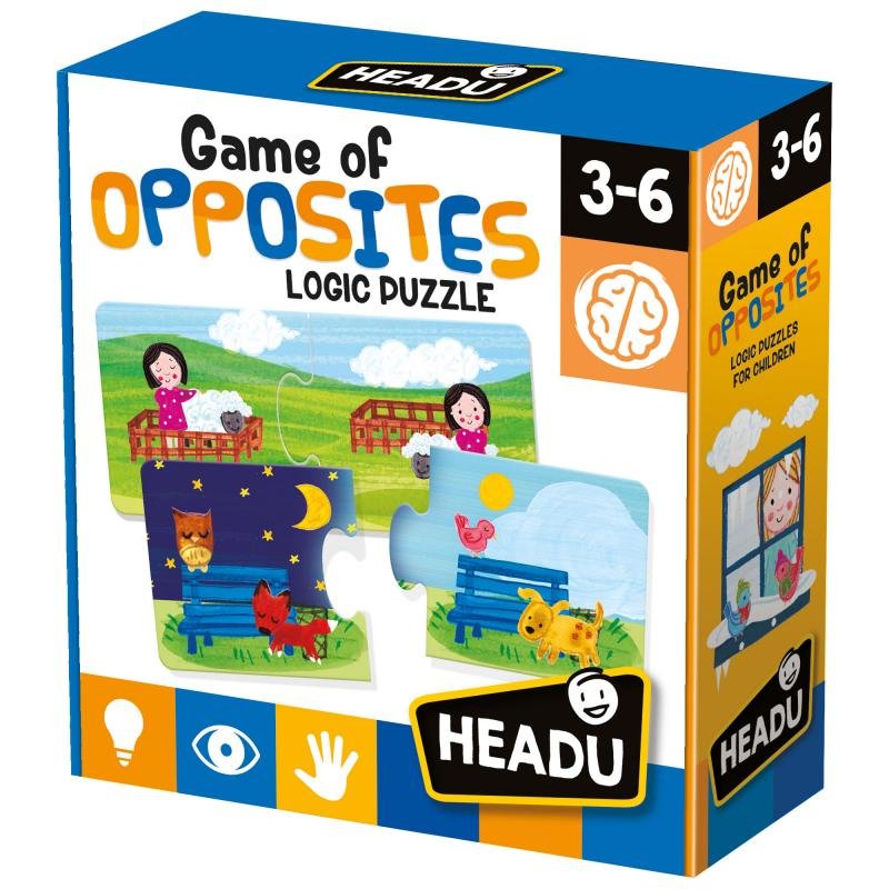 Headu Puzzle pre najmenších Protiklady, 32 dielikov