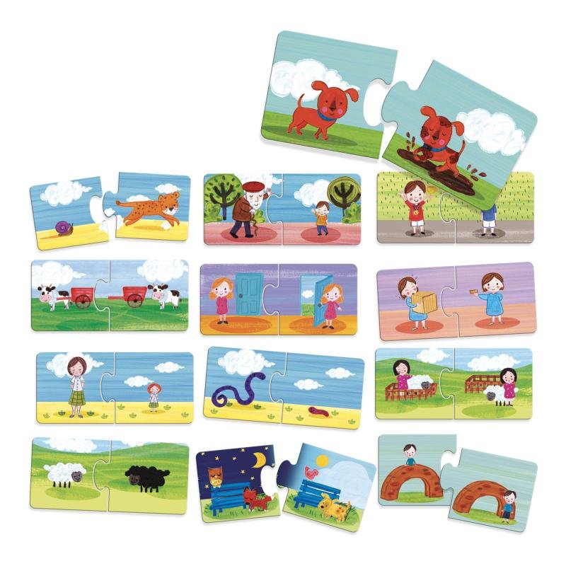 Headu Puzzle pre najmenších Protiklady, 32 dielikov
