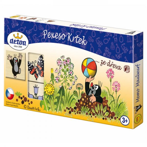 Detoa Drevené pexeso Krtko