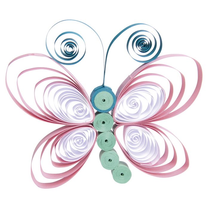 Folia Quilling Veľká sada pastelová, 290 ks