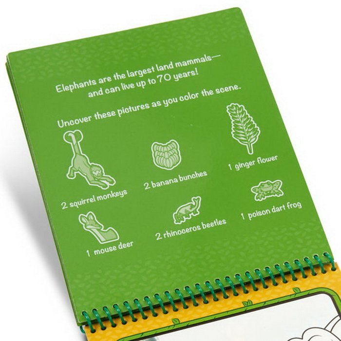 Melissa & Doug - Magické pero Džungľa, 4 obrázky