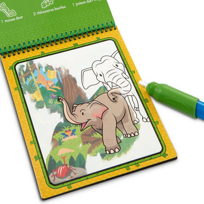 Melissa & Doug - Magické pero Džungľa, 4 obrázky